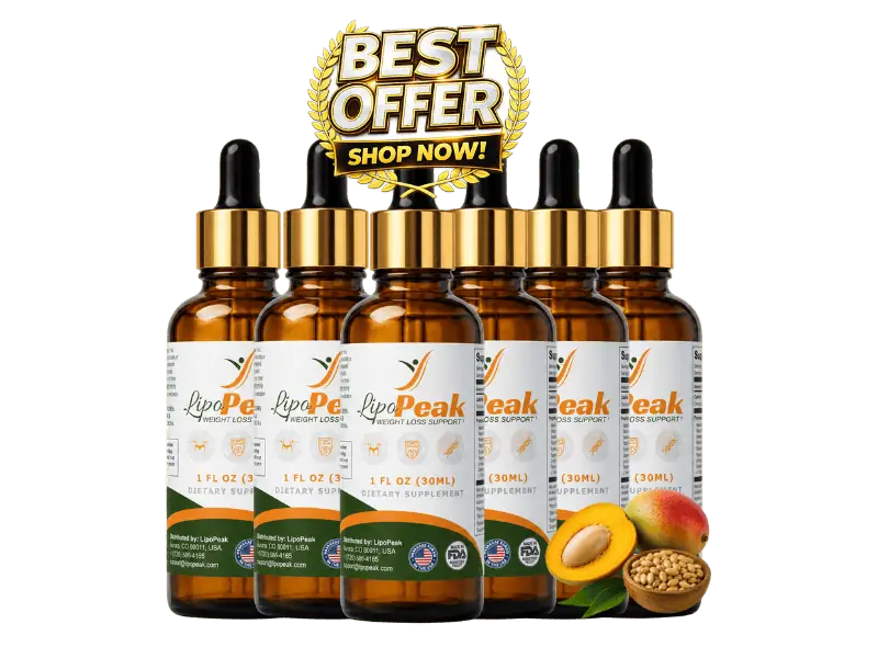 LipoPeak six-bottle package